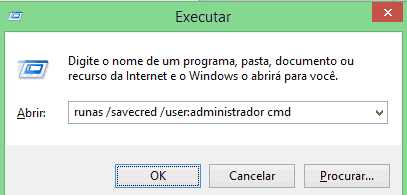 Executar Programas como Administrador (Comando Runas)